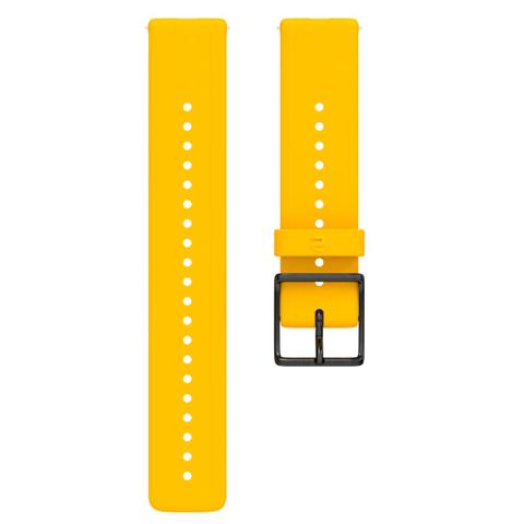 Ремінець силіконовий для годинника Polar 20 мм Yellow M/L