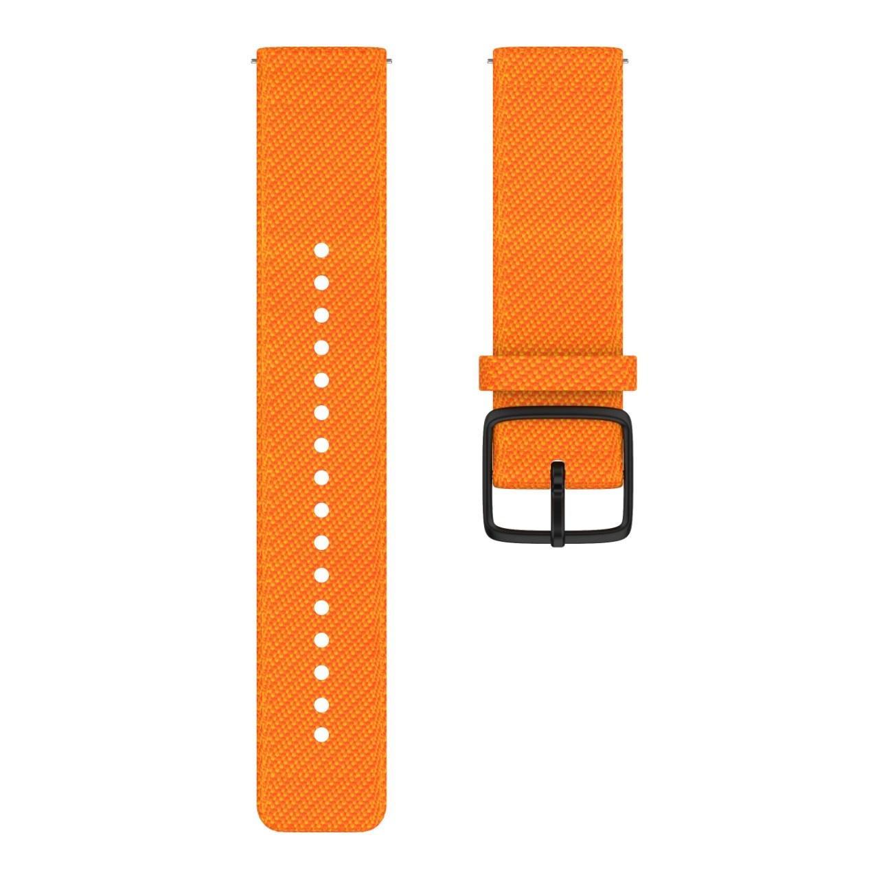 Ремінець тканинний для годинника Polar 22 мм Orange M/L