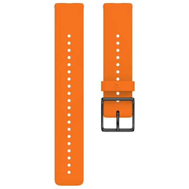 Ремінець силіконовий для годинника Polar 20 мм Orange M/L