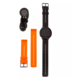 Пульсометр Polar Ignite Black у комплекті зі змінним помаранчевим ремінцем M/L
